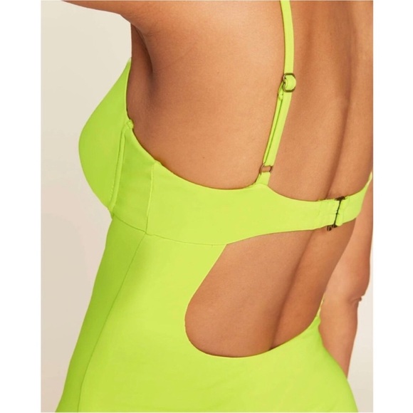 Andie One Piece Neon Swimsuit M - Picture 3 of 15